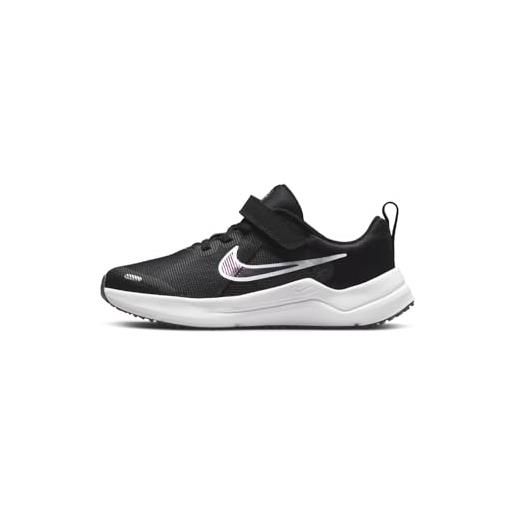 Nike downshifter 12, scarpe da ginnastica bambini e ragazzi, nero (black black lt smoke grey), 40 eu