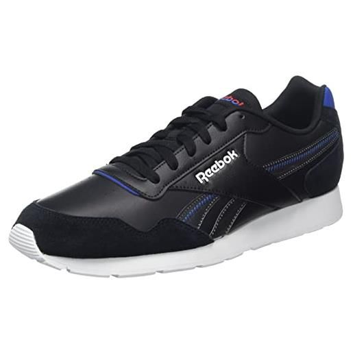 Reebok royal glide, scarpe running uomo, bianco (chalk/pure grey 4/vector blue), 38.5 eu