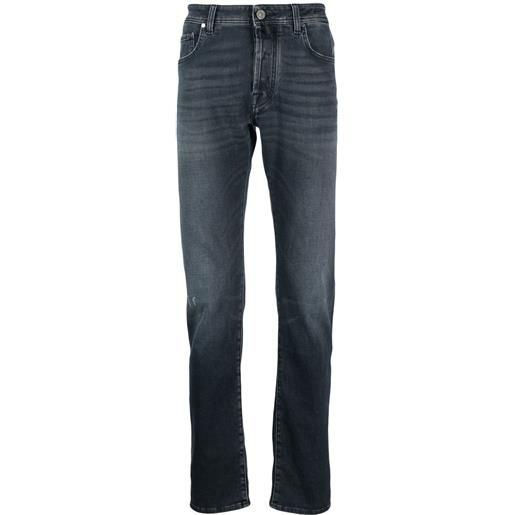 Jacob Cohën jeans con effetto schiarito - blu