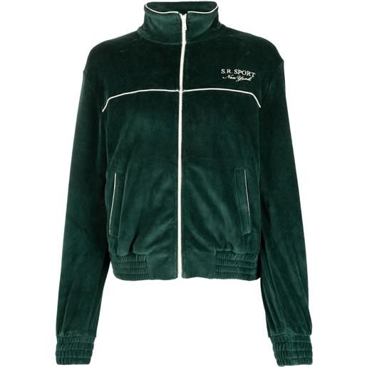 Sporty & Rich giacca sportiva con stampa - verde