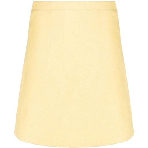 Patou minigonna svasata - giallo
