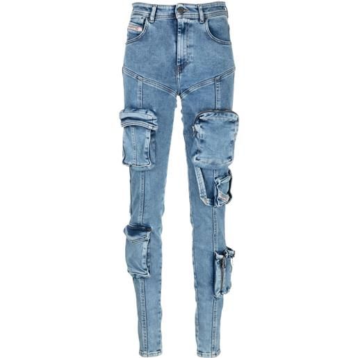 Diesel jeans c argo slandy high 1984 - blu