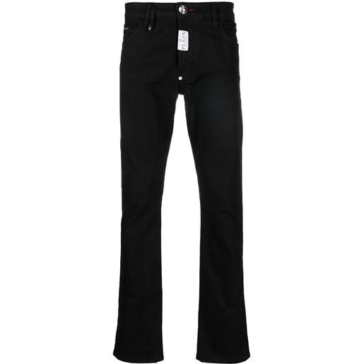 Philipp Plein jeans supreme comfort fit hexagon - nero