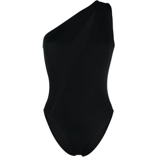 Versace costume intero monospalla - nero