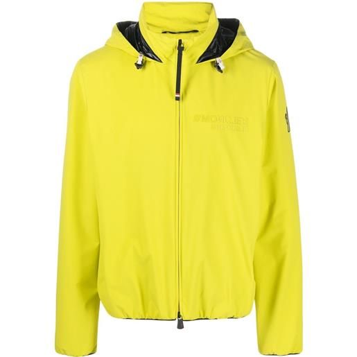 Moncler Grenoble giacca con cappuccio - giallo