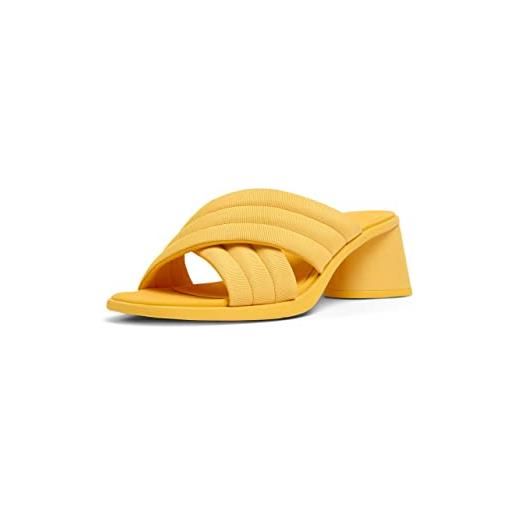 Camper kiara-k201540, sandalo con tacco donna, arancia, 36 eu