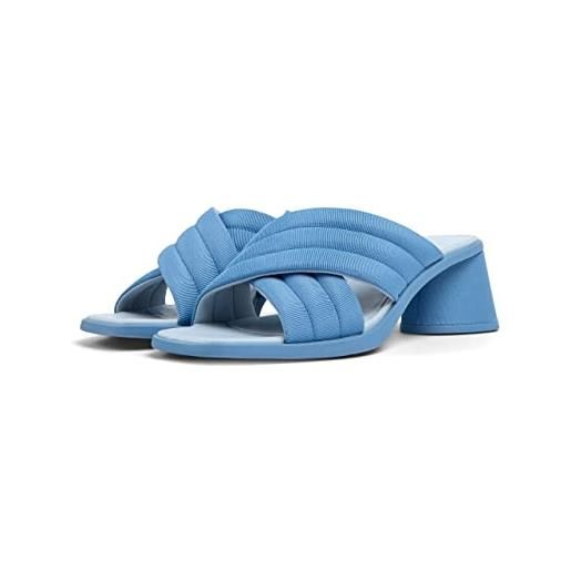 Camper kiara-k201540, sandalo con tacco donna, blu, 36 eu