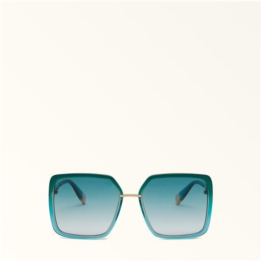 Furla sunglasses sfu622 occhiali da sole jasper verde metallo + metallo donna