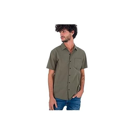 Hurley phntm naturals rincon s/s maglietta, oliva, xxl uomo