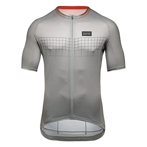 GORE WEAR maglia traspirante da ciclismo da uomo, grid fade 2.0, rapida evaporazione dell'umidità, con tasche, maglia a maniche corte da ciclismo