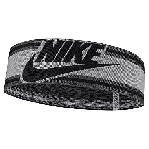Nike unisex - adulto m elastic headband stirnbnd, sail/iron grey/black, taglia unica
