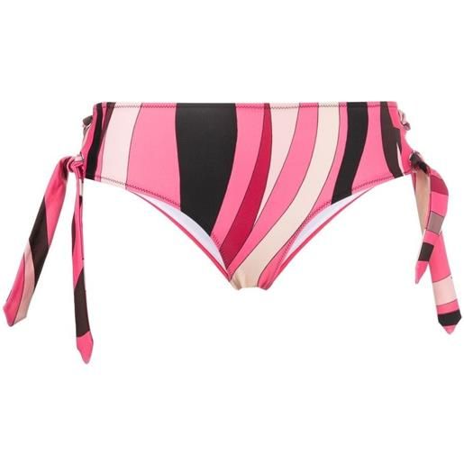 PUCCI slip bikini con stampa - rosa