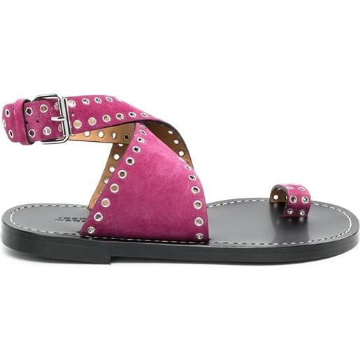 ISABEL MARANT sandali con occhielli - rosa