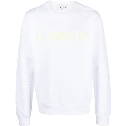 Lanvin felpa con ricamo - bianco