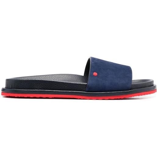 Kiton sandali slides - blu