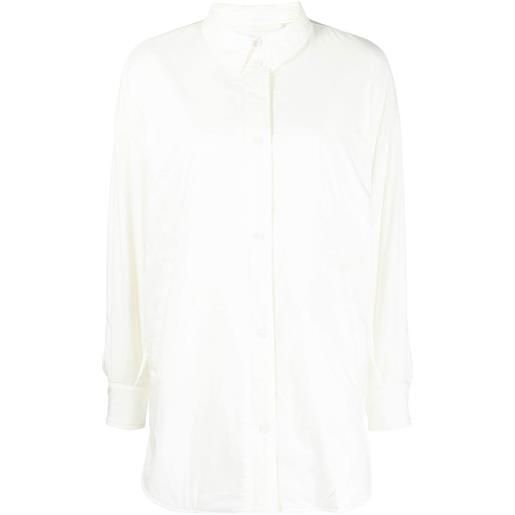 Herno giacca-camicia con bottoni automatici - bianco