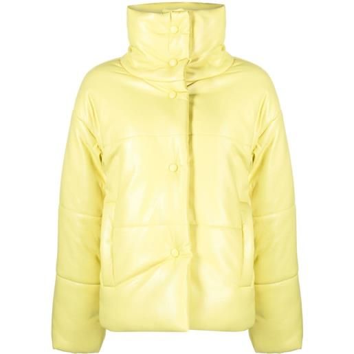 Nanushka giacca a vento oversize - giallo