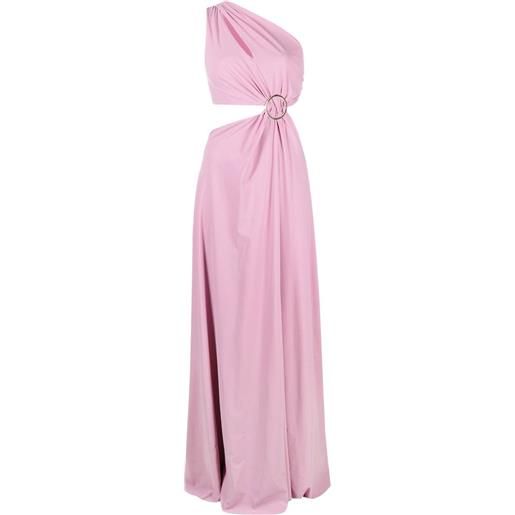 CHIARA BONI La Petite Robe abito lungo monospalla - rosa