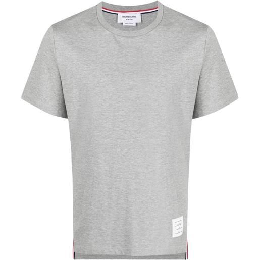 Thom Browne t-shirt con logo - grigio