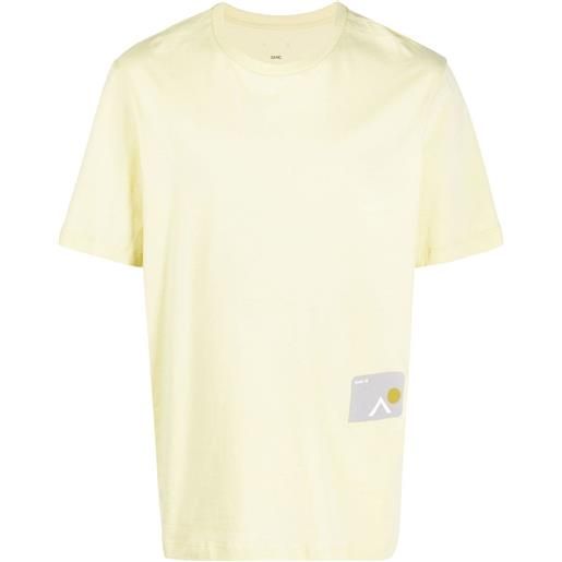 OAMC t-shirt con stampa - giallo