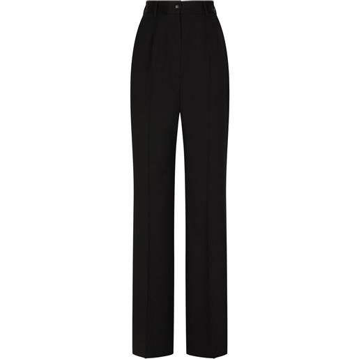 Dolce & Gabbana pantaloni a gamba ampia - nero