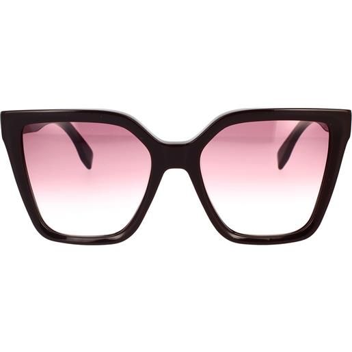 Fendi occhiali da sole Fendi lettering fe40086i 50t