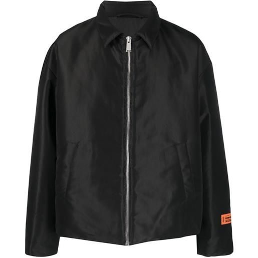 Heron Preston giacca con logo security - nero