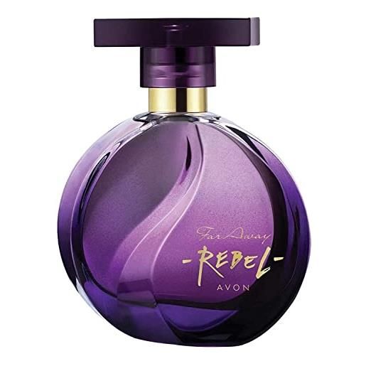 Avon far away rebel - eau de parfum da 50 ml (etichetta in lingua italiana non garantita)
