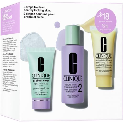 Clinique 3-step skin care kit skin type 2