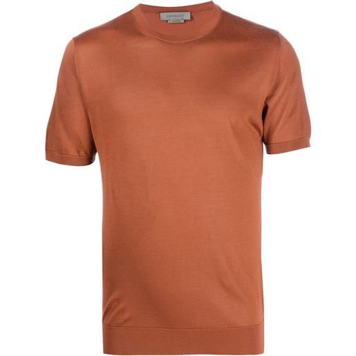 Corneliani t-shirt a maniche corte - marrone
