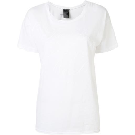 Ann Demeulemeester t-shirt con stampa - bianco