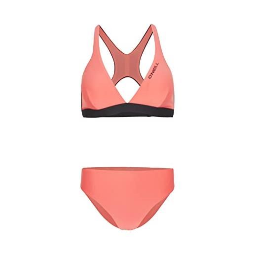 O'NEILL hyperfreak bikini set, donna, 44022 georgia peach colour block, regular