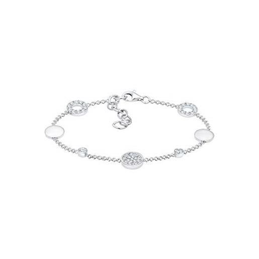 Elli braccialetto tennis donna argento 925_argento cristallo rotonda