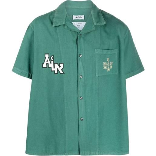 Adish camicia con stampa air - verde