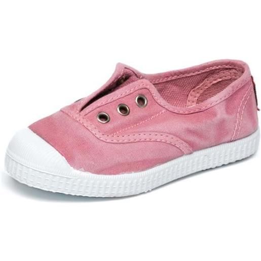 Cienta 70777 scarpa in tessuto con elastico rosa