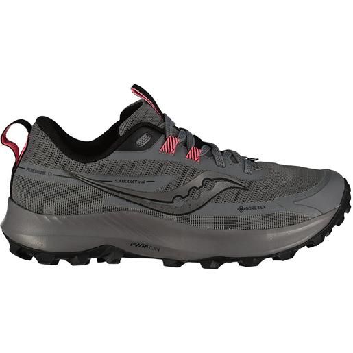 Saucony peregrine 13 goretex trail running shoes grigio eu 38 1/2 donna