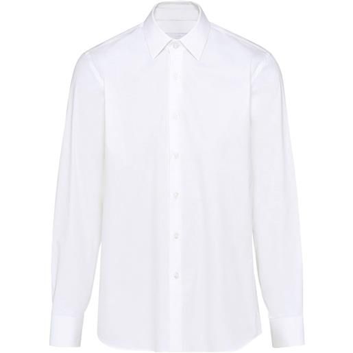 Prada camicia a maniche lunghe - bianco