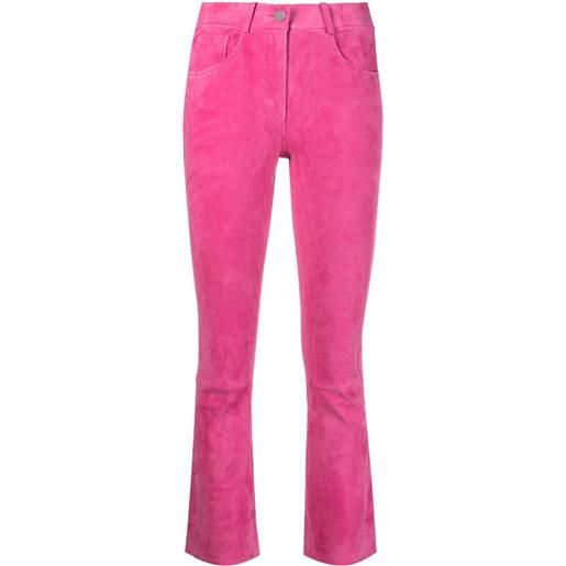 Arma pantaloni slim crop - rosa