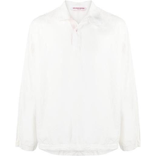 Orlebar Brown camicia a fiori - bianco