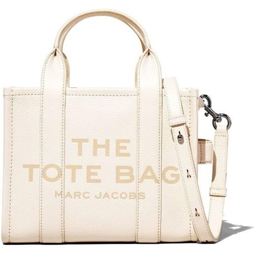Marc Jacobs borsa the leather tote piccola - bianco