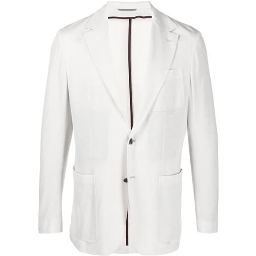 Canali blazer monopetto avvitato - grigio