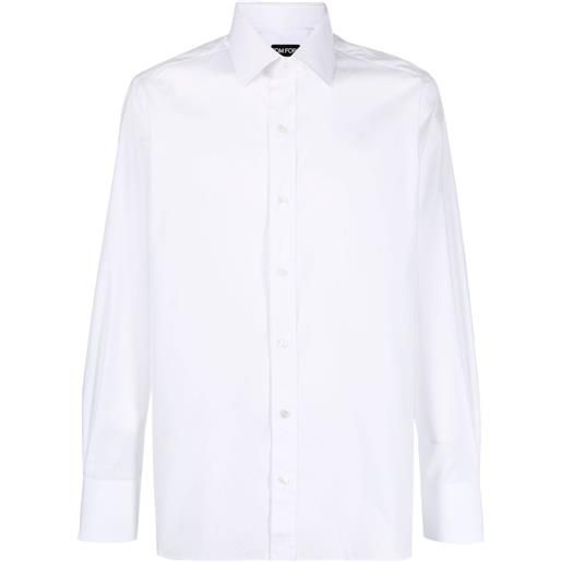 TOM FORD camicia a maniche lunghe - bianco