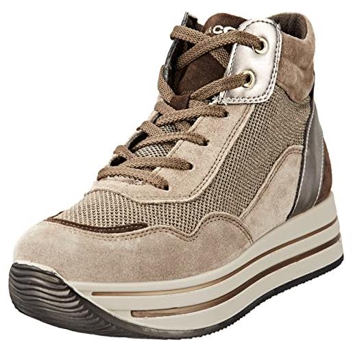 IGI&CO donna kay classic boots, stivali, grey fango, 39 eu