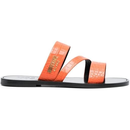 Moschino sandali con cinturino - arancione