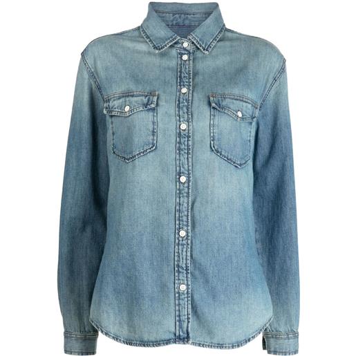 FRAME camicia denim - blu