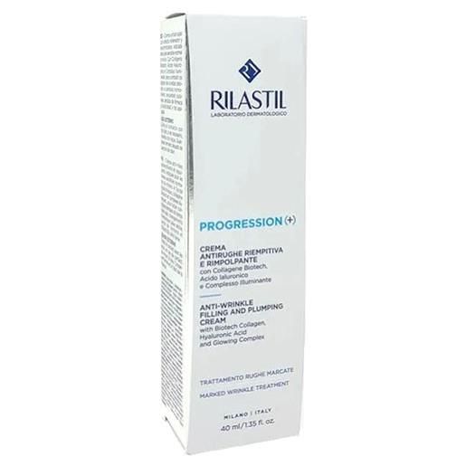 Rilastil progression (+) crema antirughe riempitiva e rimpolpante 40ml