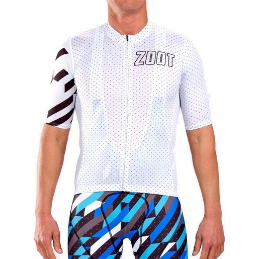Zoot ltd cycle aero short sleeve jersey bianco m uomo