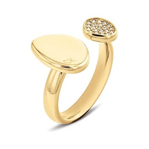 Calvin Klein anello da donna collezione fascinate con cristalli - 35000320b