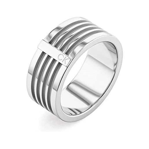 Calvin Klein anello da uomo collezione circuit di acciaio inossidabile - 35000317g