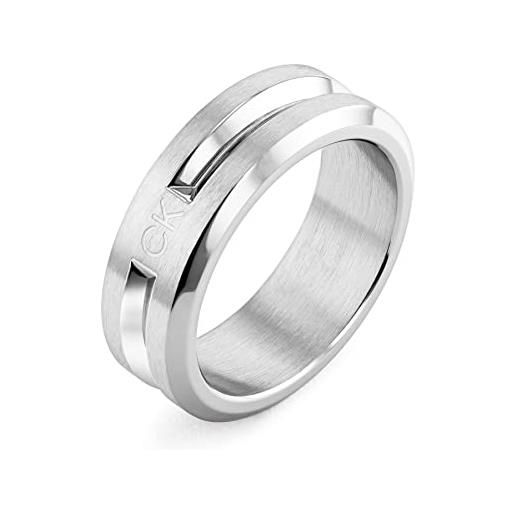 Calvin Klein anello da uomo collezione network di acciaio inossidabile - 35000318g